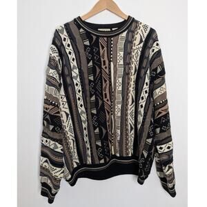 Chunky 3D Knit Sweater